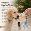 dermalvia™ HydroFlow Portable Pet Water Bottle
