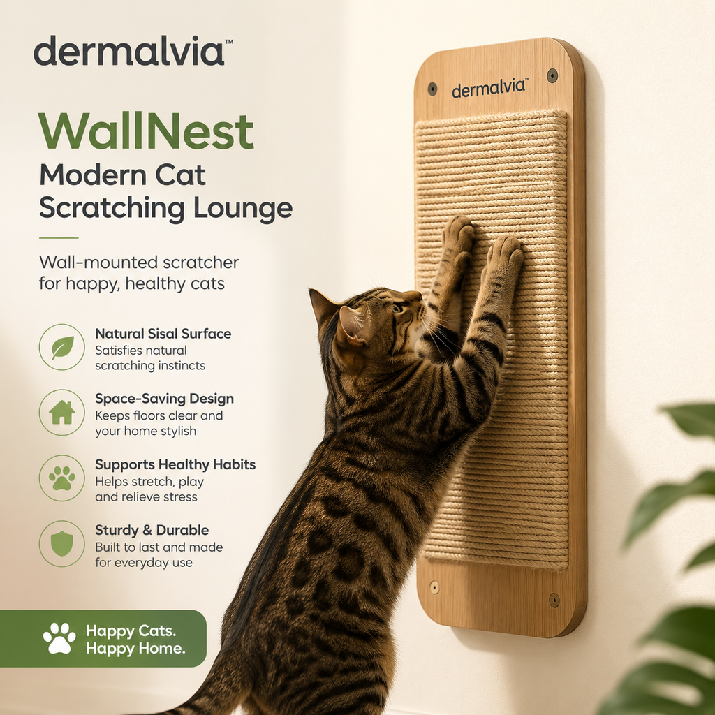 dermalvia™ WallNest Modern Cat Scratching Lounge