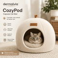 dermalvia™ CozyPod Capsule Cat Bed